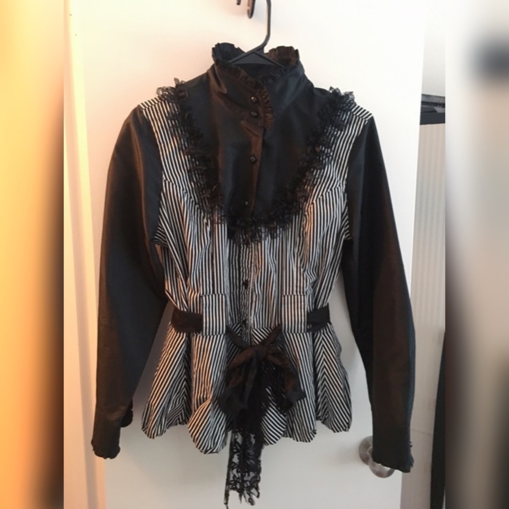 Gothic Victorian/Steampunk top by Ralph Lauren